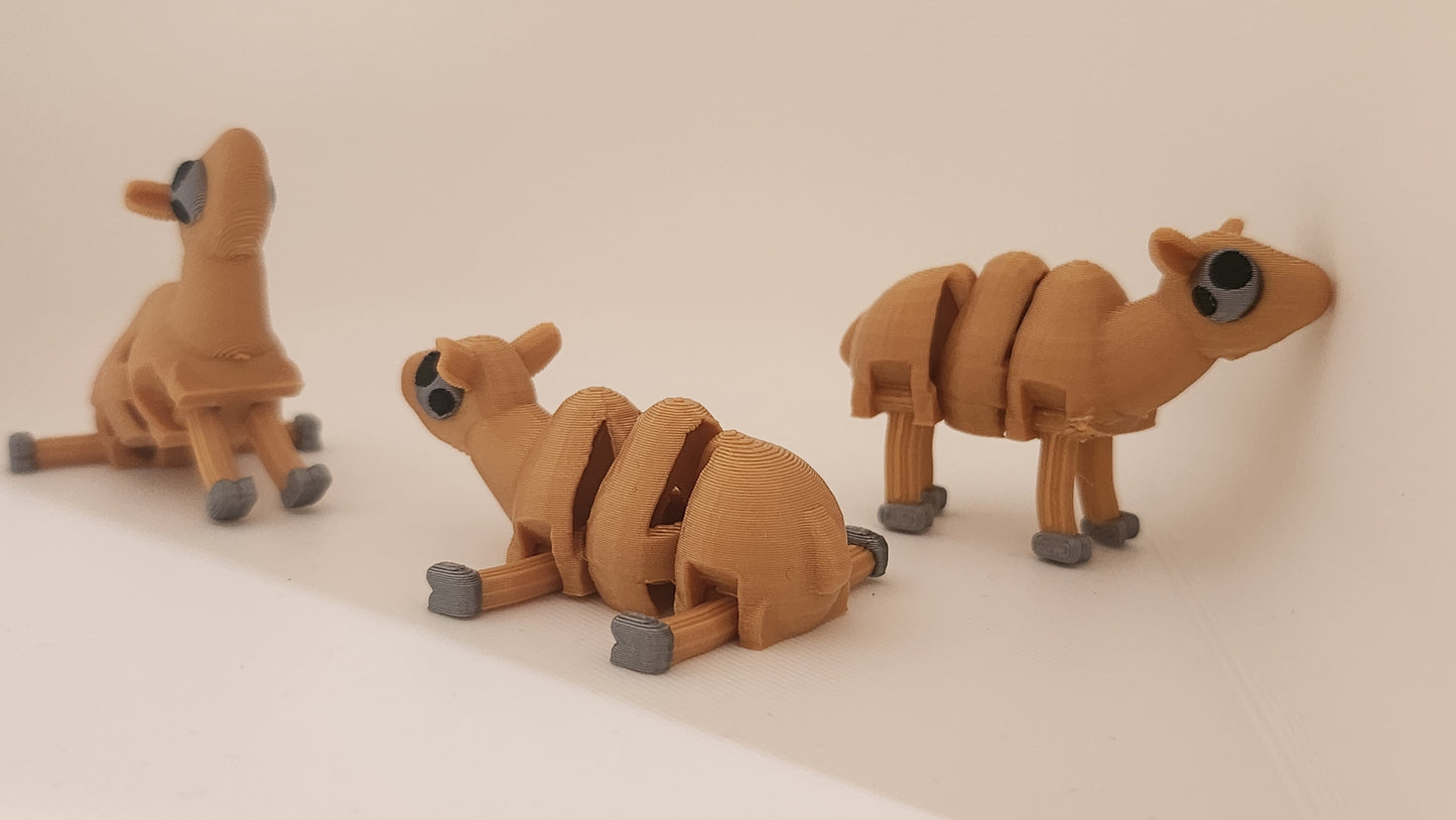 3D-Printed Articulated Camel