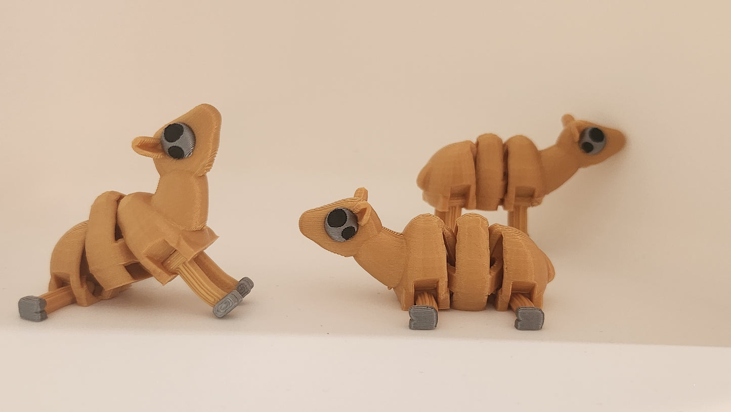 3D-Printed Articulated Camel