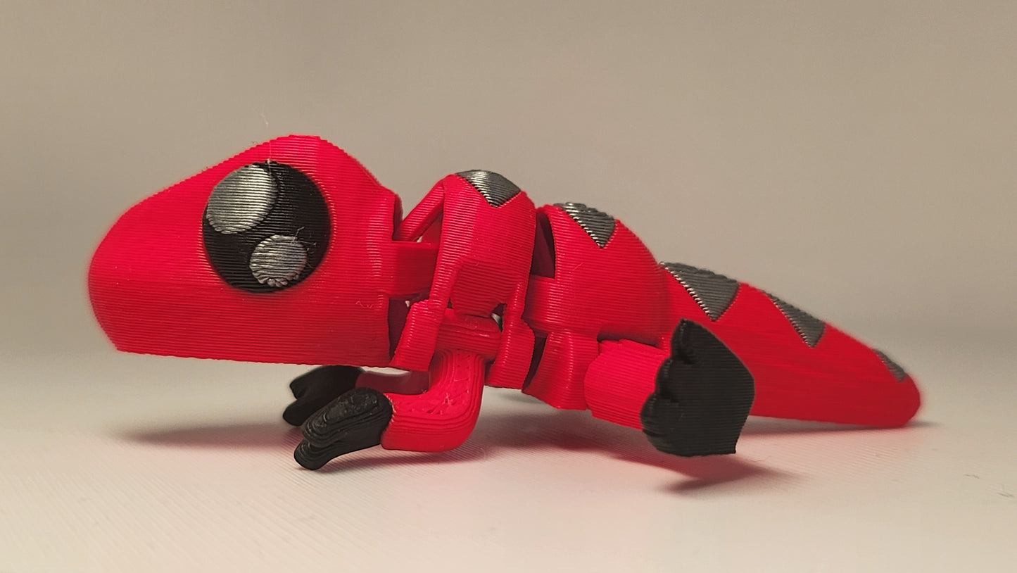 3D-Printed Articulated T-Rex