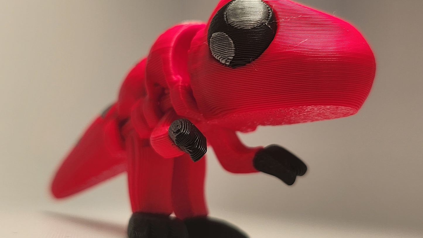 3D-Printed Articulated T-Rex