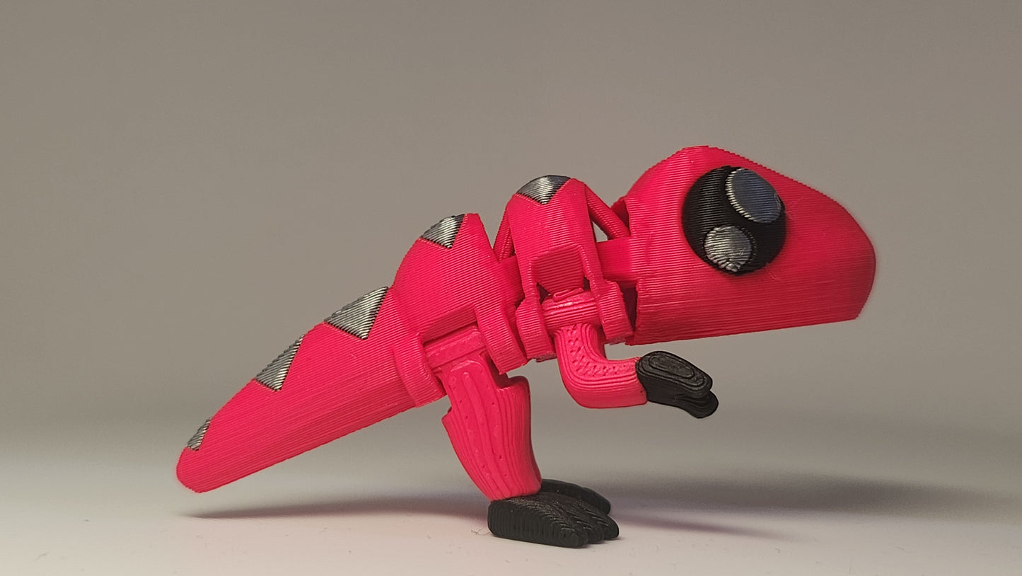 3D-Printed Articulated T-Rex