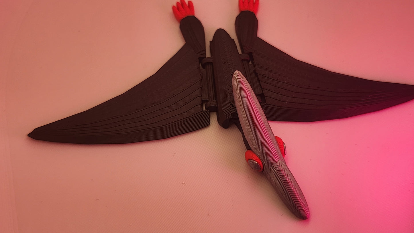 3D-Printed Articulated Pterodactyl