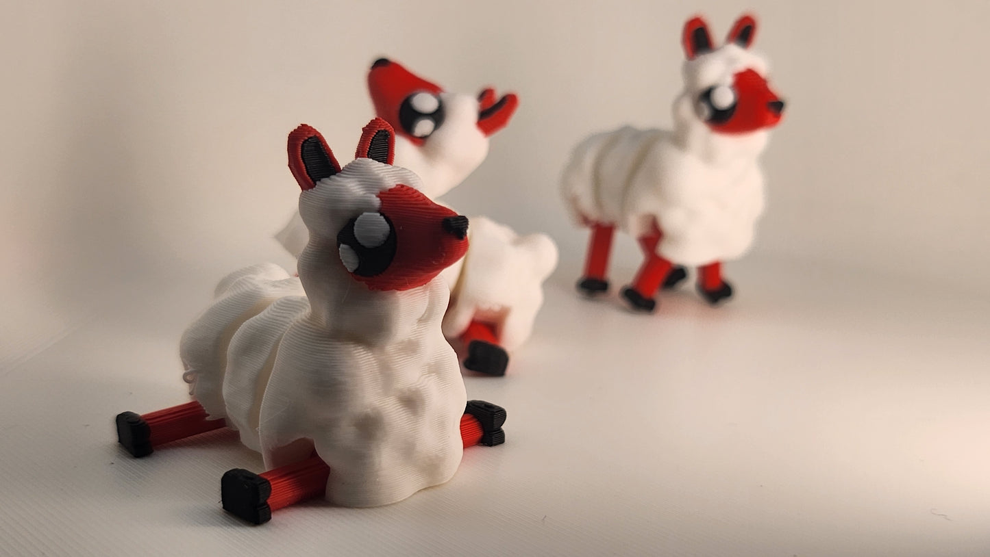 3D-Printed Articulated Sheep