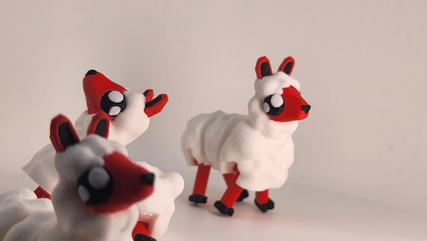 3D-Printed Articulated Sheep