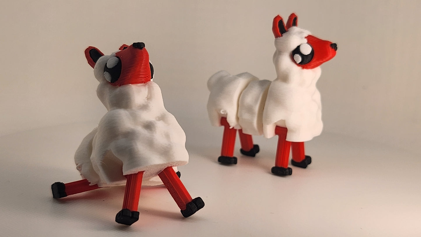 3D-Printed Articulated Sheep