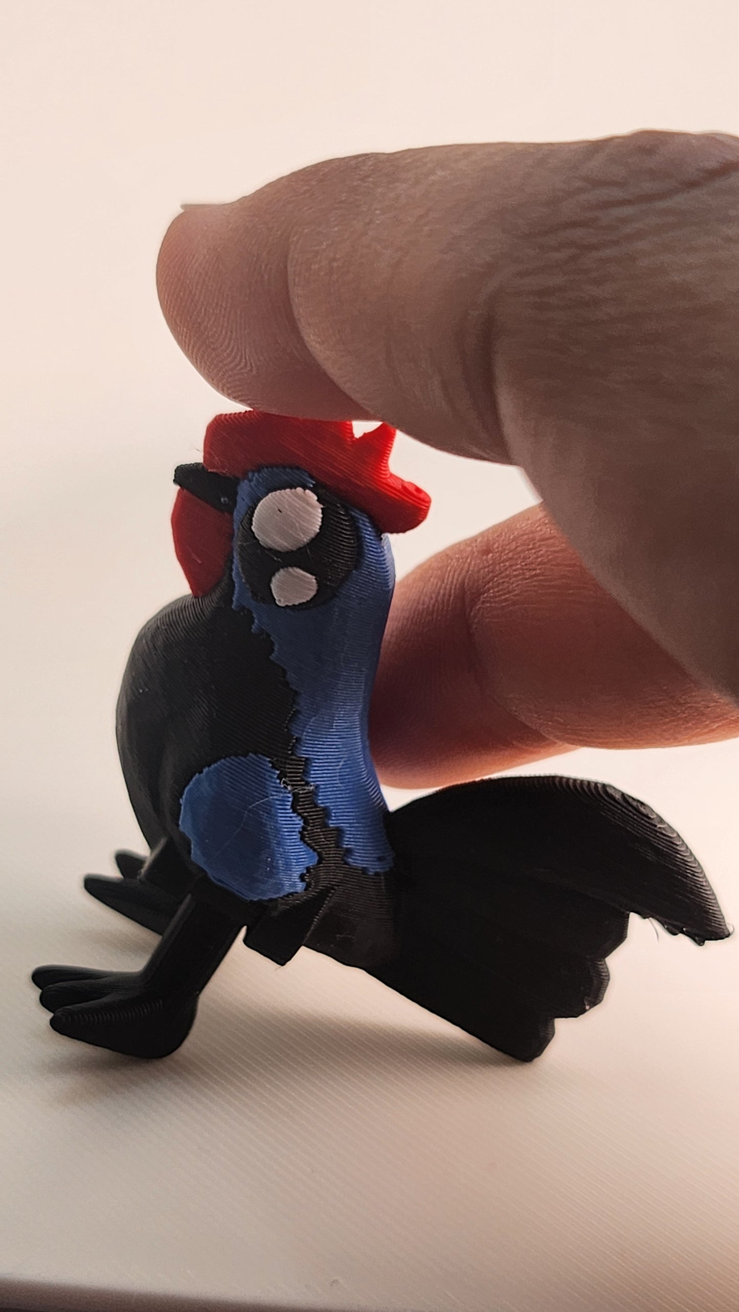 3D-Printed Articulated Rooster