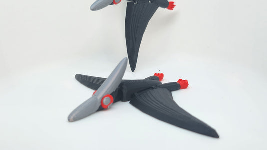 3D-Printed Articulated Pterodactyl