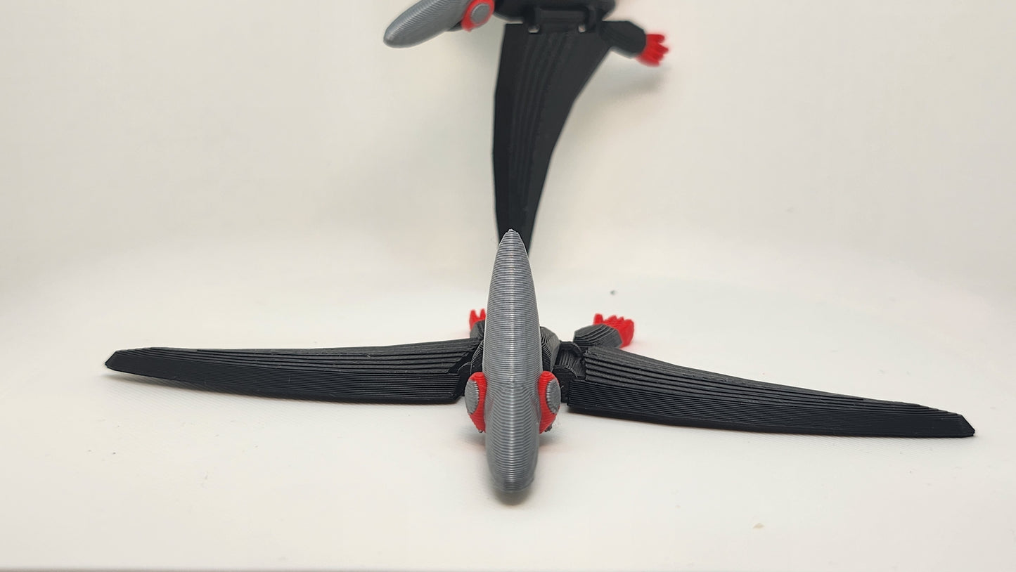 3D-Printed Articulated Pterodactyl