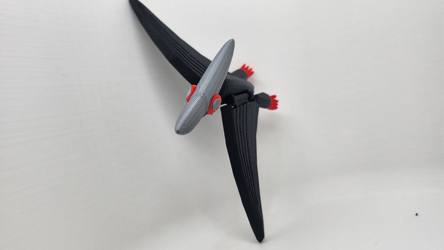 3D-Printed Articulated Pterodactyl