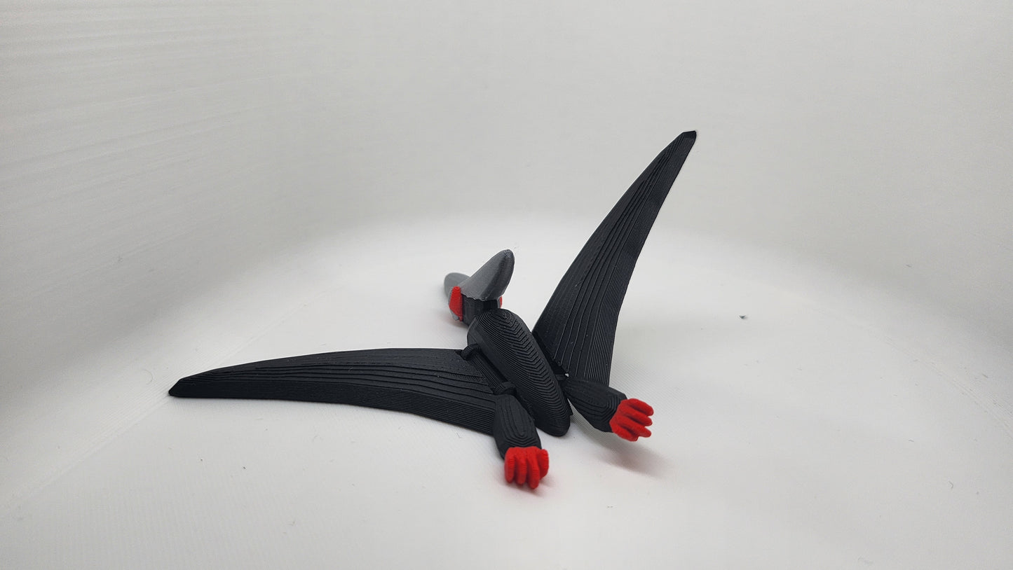 3D-Printed Articulated Pterodactyl