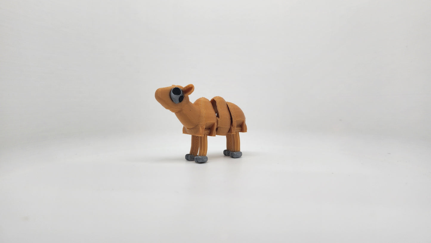 3D-Printed Articulated Camel