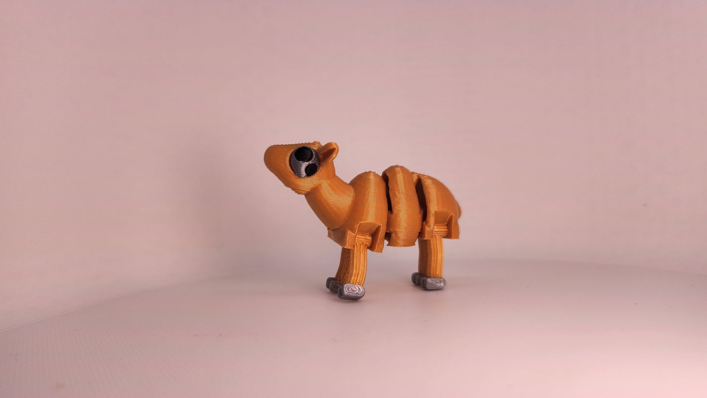 3D-Printed Articulated Camel